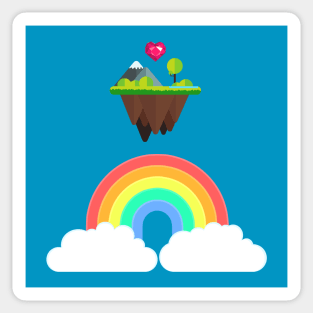 Somewhere Over The Rainbow Sticker